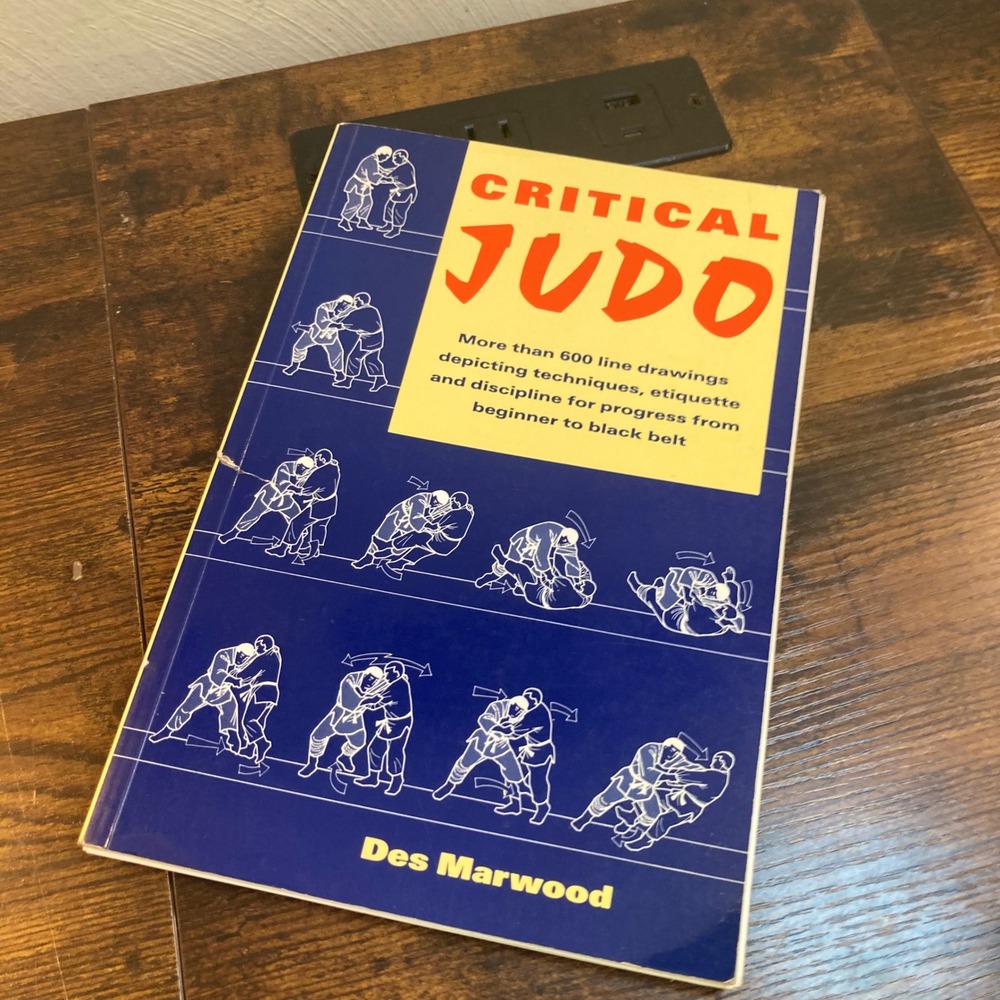 Critical Judo by Des Marwood 1992 Martial Arts Instructional Manual Illustrated